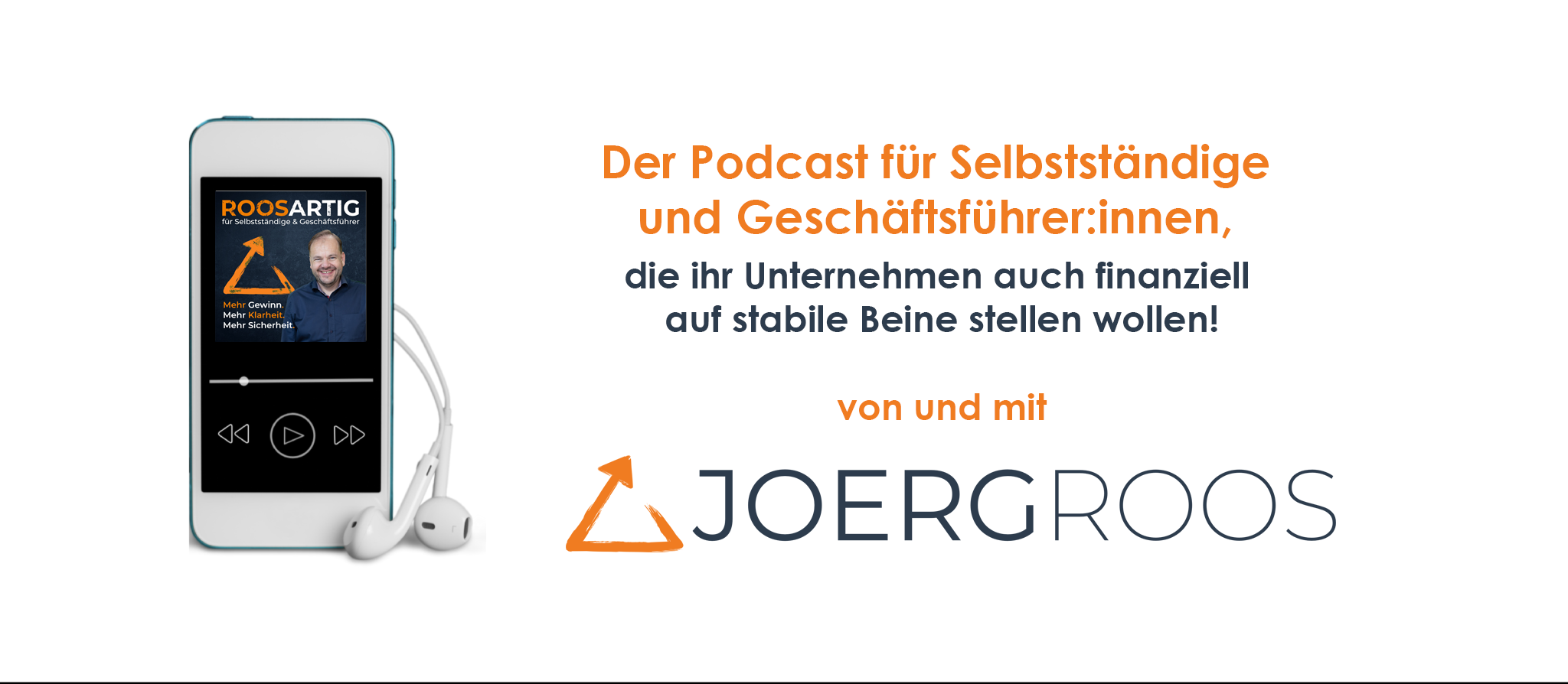 Roosartig der Podcast von und mit Joerg Roos